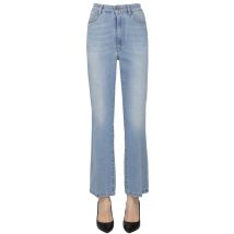 Cropped bootcut jeans