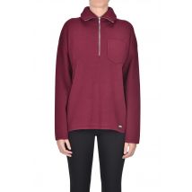 Pullover con zip frontale