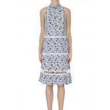 Flower print shirt dress