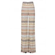Textured knit trousers with lurex