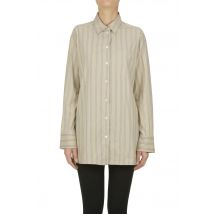 Camicia a righe con retro in pizzo