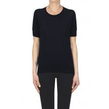 Cotton and silk knit t-shirt