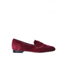 Velvet mocassins