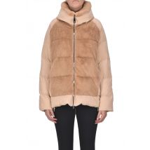 Piumino con ecopelliccia