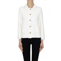 Cardigan giacca in maglia lavorata