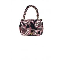 Mini borsa in tessuto jacquard trapuntato