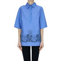 Blusa in cotone con ricami