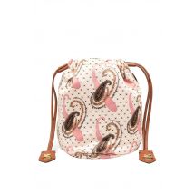 Paisley print pouch