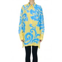 Printed maxi shirt