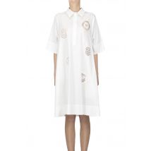 Cotton wide shirt dress