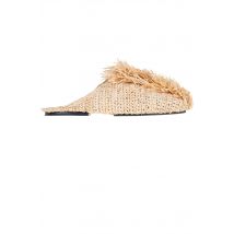 Raffia slippers