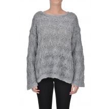 Pullover in maglia ricamata