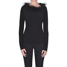 Pullover con piume