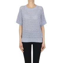 Pullover in maglia lavorata con paillettes