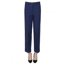 Striped trousers