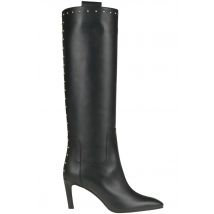 Stivali in pelle con borchiette