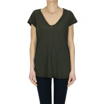 V-neckline t-shirt