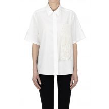 Camicia con taschino in crochet
