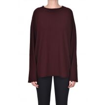 Sweatshirt style wool pullover