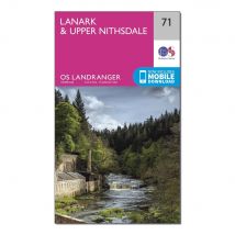 Ordnance Survey Landranger 71 Lanark & Upper Nithsdale Map With Digital Version - Pink, Pink