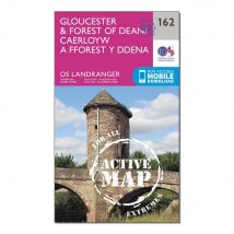 Ordnance Survey Landranger Active 162 Gloucester & Forest Of Dean Map With Digital Version, D