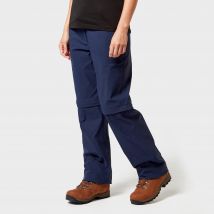 Brasher Women's Zip-Off Stretch Trousers - Blue, Blue