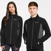 Berghaus Kids' Tyndrum Full Zip Fleece Jacket - Black, Black