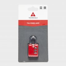 Technicals Tsa Approved 3-Digit Combination Lock - Red, RED