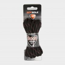 Sof Sole Wax Boot Laces - 152Cm - Black, Black