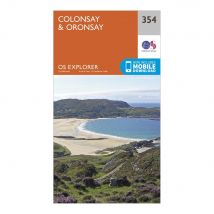 Ordnance Survey Explorer 354 Colonsay & Oronsay Map With Digital Version, D