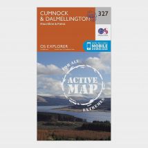 Ordnance Survey Explorer Active 327 Cumnock & Dalmellington Map With Digital Version - Orange, Orange