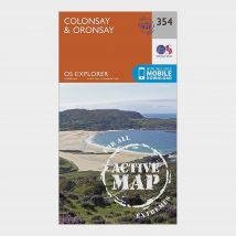 Ordnance Survey Explorer Active 354 Colonsay & Oronsay Map With Digital Version - Orange, Orange