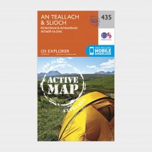 Ordnance Survey Explorer Active 435 An Teallach & Slioch Map With Digital Version - Orange, Orange