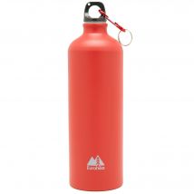 Eurohike Aqua 1L Aluminium Bottle - Red, RED