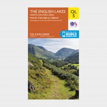 Ordnance Survey Explorer Ol5 The English Lakes - North Eastern Area Map With Digital Version, D