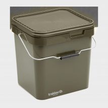 Trakker 17 Ltr Olive Square Bucket - Red, Olive