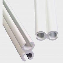 Grove Figure 8 (Pack Of 3, 800Mm) - White, White
