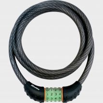 Masterlock 12Mm X 1800Mm Combi Lock Cable - Black, BLACK