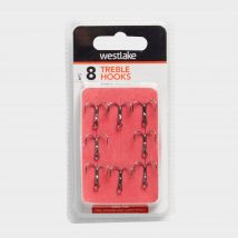 Westlake Semi-Barbed Treble Hooks (Size 8) - 10P, 10P