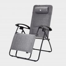Hi-Gear Savona Lounger - Grey, Grey