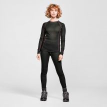 The Edge Women's Baselayer Set - Black, Black