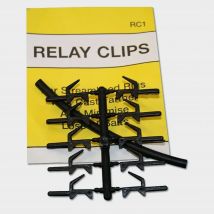 Swift Fishing T Relay Clips - Black, Black