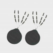 Guru Super Tight Line Stops Medium - Black, Black