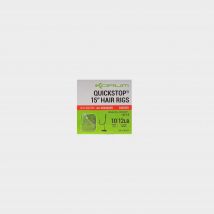 Korum Big Fish Qckstop Hair Rigs 15Inch Brbd - Sz 10, HAIR