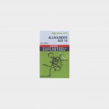 Korum Allrounder Size 8 Barbed - Silver, Silver