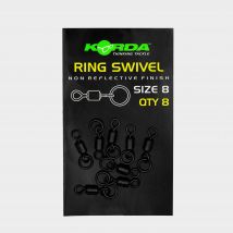 Korda Ring Swivels Size 8 - Black, Black