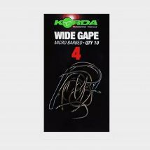 Korda Wide Gape Hook Barbed Size 4, 4