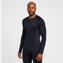 Odlo Men's Performance Warm Eco Long Sleeve Baselayer Top - Black, BLACK