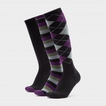 Dublin Socks Pack Of 3 - Black/Purple/Grey, Black/Purple/Grey