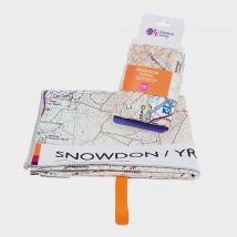 Ordnance Survey Snowdon Large Travel Towel - White, White